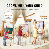 Drawing Board Wooden Double-Sided Kids